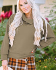 Palmer Quilted Buttoned Neckline Sweatshirt