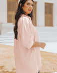 Paula Button Front Dolman Sleeves Shirt