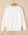 Selah Merry & Bright Round Neck Casual Sweater
