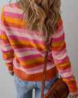 Eliana Stripe Ribbed Sweater