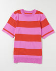 Alisson Striped Knitted Top