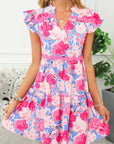 Pink Floral Day Dress