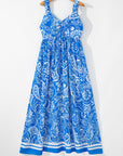 Alicia Floral Backless Maxi Dress