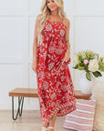 Aylin Floral Spaghetti Strap Maxi Dress