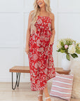 Aylin Floral Spaghetti Strap Maxi Dress