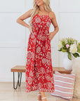 Aylin Floral Spaghetti Strap Maxi Dress