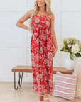 Aylin Floral Spaghetti Strap Maxi Dress