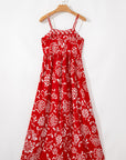 Aylin Floral Spaghetti Strap Maxi Dress