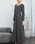 Trinity Button Long Sleeve Wide Leg Jumpsuit