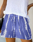 Murphy Tie Dye Drawstring Casual Shorts
