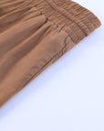 Kenzie Drawstring Elastic Waist Casual Wide Leg Pants