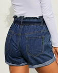 Ruby High Waist Denim Shorts
