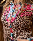 LEOPARD & BLOOM VINTAGE PERFORMANCE RODEO SHIRT