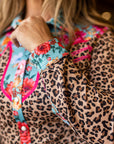 LEOPARD & BLOOM VINTAGE PERFORMANCE RODEO SHIRT