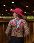 LEOPARD & BLOOM VINTAGE PERFORMANCE RODEO SHIRT