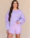 WARMUP PULLOVER | LILAC