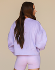 WARMUP PULLOVER | LILAC