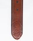 Mens Genuine Horse Leather Belt - Brown