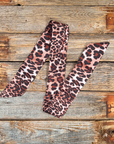 Tan and Brown Western Skinny Mini Wild Rag Scarf / Cowgirl Necktie
