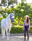 The Bluebell - Navy Patent Leather Snaffle Bridle with REMOVABLE FLASH