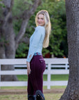 Kimberly Full Seat Breeches - Wine