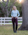 Kimberly Full Seat Breeches - Wine