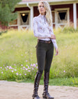 Kimberly Full Seat Breeches - Army Green
