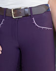 Evolution Full Seat Breeches - Dark Plum - HIGH WAIST