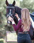 Elyse - Burgundy Long Sleeve Women's Riding Shirt