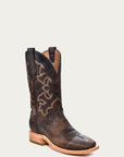 A4264 - MEN'S EMBROIDERY MOKA SQUARE TOE COWBOY BOOT