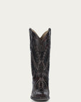 C4150 - MEN'S WOVEN DETAIL WITH EMBROIDERY BROWN SNIP TOE COWBOY BOOT
