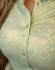 MINT SPARKLE PERFORMANCE SHIRT