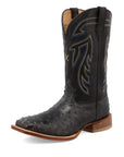 Mens Twisted X Ostrich Boots- Black