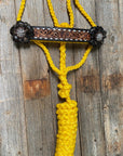 Yellow Mule Tape Halter - Black and Clear