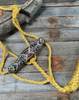 Gold Mule Tape Halter - Sunflower