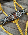 Gold Mule Tape Halter - Sunflower