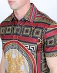 Men's Baroque Print Red Label Polo