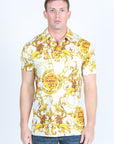 Men's Baroque Print Red Label Polo