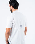 Men's Fishing White Short Sleeve Shirt