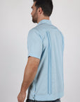 Men's Modern Light Blue GUAYABERA Shirt