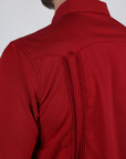 Men's Modern Red GUAYABERA Shirt