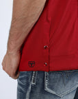 Men's Modern Red GUAYABERA Shirt