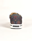 Mens Aztec Print Canvas Sneaker