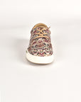 Mens Aztec Print Canvas Sneaker