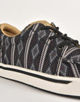 Mens Aztec Print Canvas Sneaker