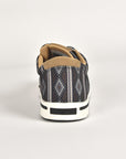 Mens Aztec Print Canvas Sneaker