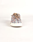Mens Aztec Print Canvas Sneaker