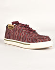Mens Aztec Print Canvas Sneaker