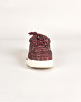 Mens Aztec Print Canvas Sneaker
