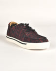 Mens Aztec Print Canvas Sneaker